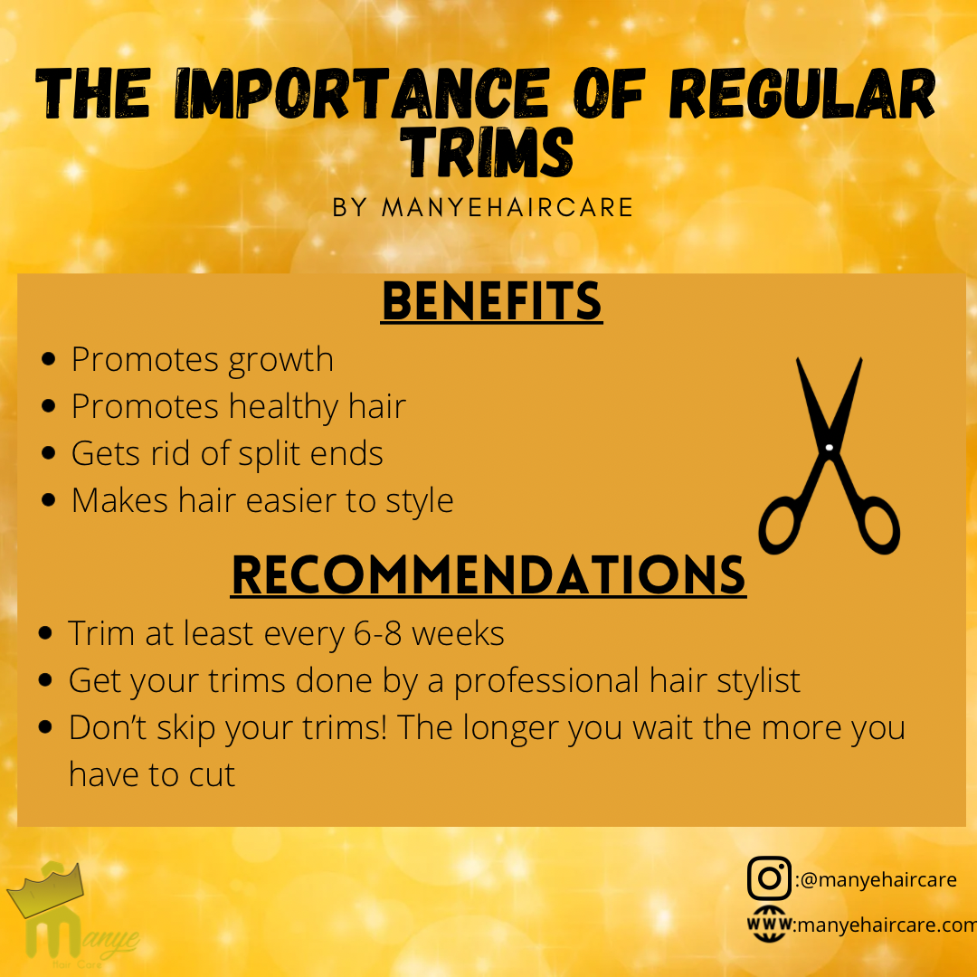 The Importance of Regular Trims Manye Hair Care LLC