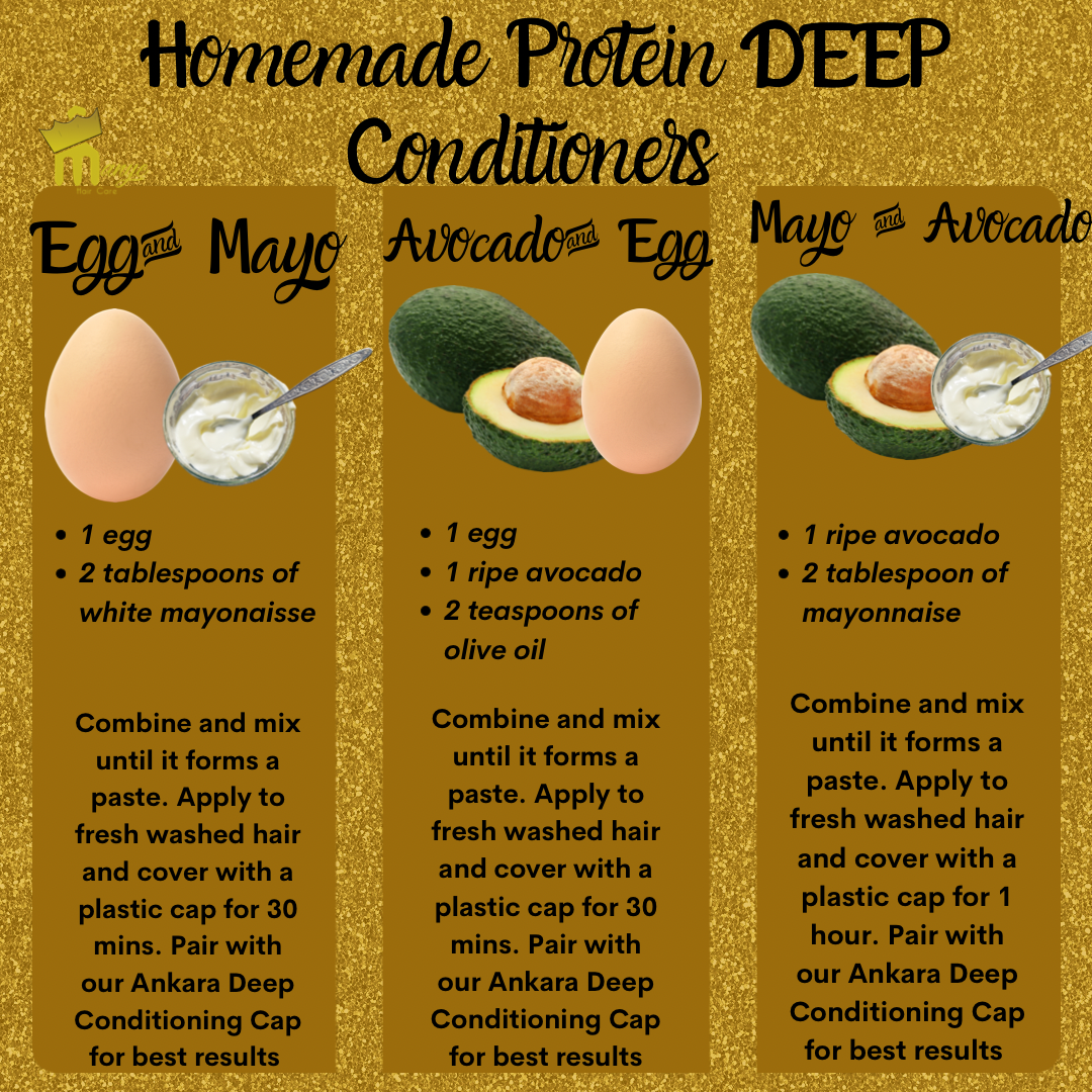 Homemade Protein Deep Conditioners